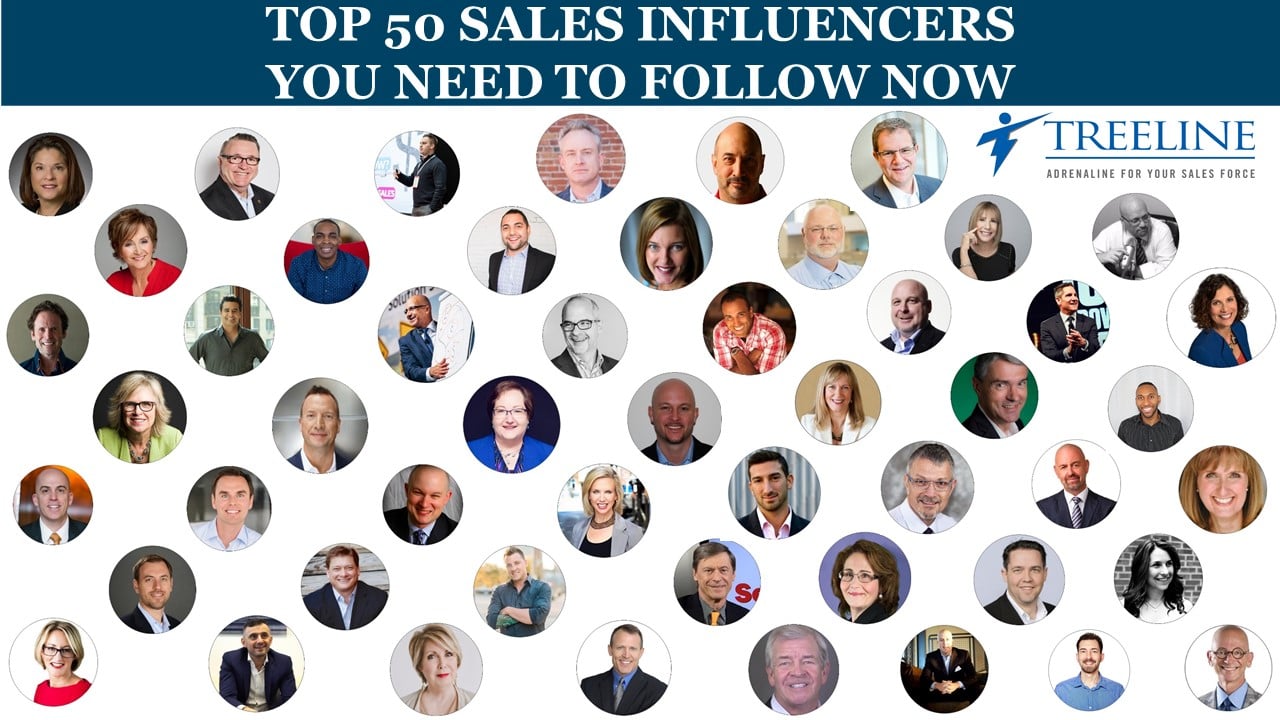Top 50 Sales Influencers to Follow Now